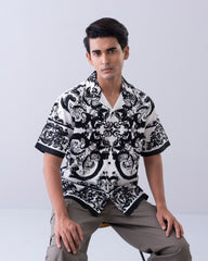 Relaxed Fit Floral Print Casual Shirt