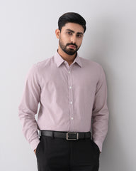 Slim Fit Dobby Textured Formal Shirt