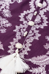 Smart Fit Printed Three-Piece Princess Lawn with Chiffon Dupatta (6-8 Years)