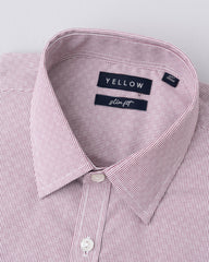 Slim Fit Dobby Textured Formal Shirt