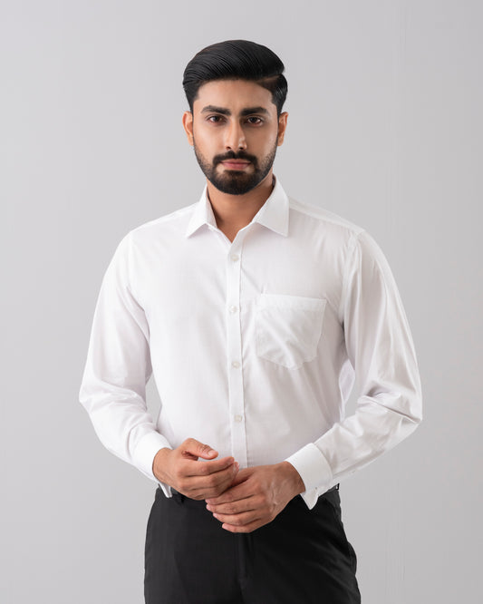 Slim Fit Dobby Textured Templeton Formal Shirt