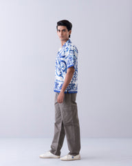 Relaxed Fit Floral Print Casual Shirt