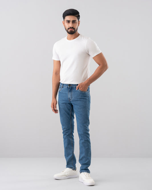 Slim Fit Blue Jeans