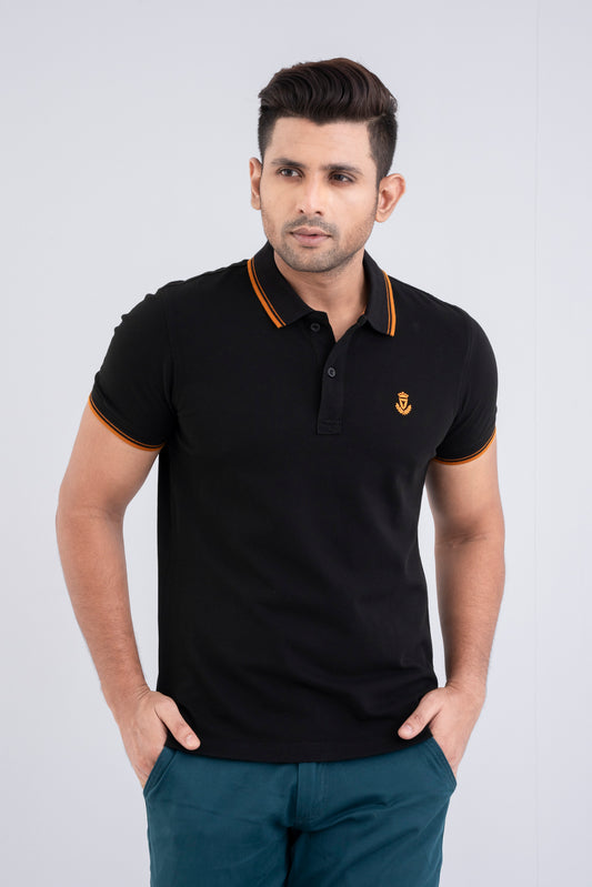 Regular Fit Pique Knit Polo Shirt