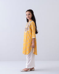 Junior Girls' Embroidery Ethnic Kurti (10-14 Years)