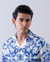 Relaxed Fit Floral Print Casual Shirt