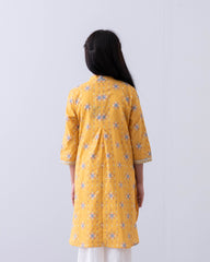 Junior Girls' Embroidery Ethnic Kurti (10-14 Years)