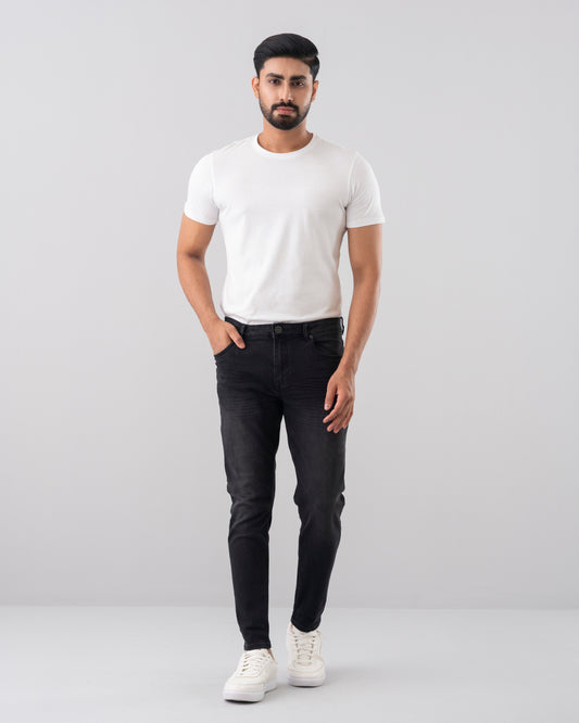 Carrot Fit Black Jeans