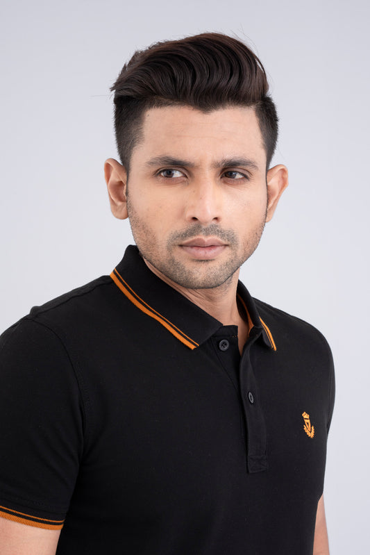 Regular Fit Pique Knit Polo Shirt