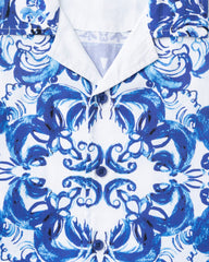 Relaxed Fit Floral Print Casual Shirt