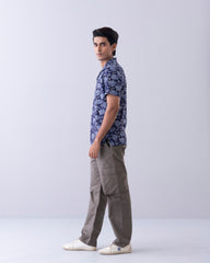 Relaxed Fit Printed Polo Shirt