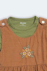 Newborn Girls Dungaree (0-6 Months)