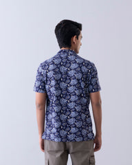 Relaxed Fit Printed Polo Shirt