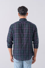 Regular Fit Checkered Casual Shirt