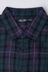 Regular Fit Checkered Casual Shirt