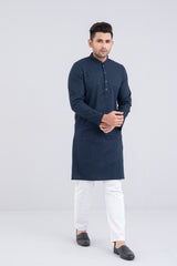 Slim Fit Semi-Formal Dobby Panjabi