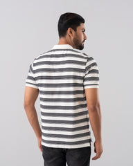 Relaxed Fit Yarn-Dyed Polo Shirt