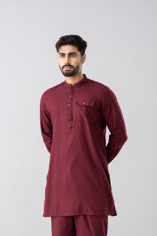 Regular Fit Ethnic Kurta Set
