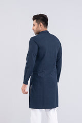 Slim Fit Semi-Formal Dobby Panjabi