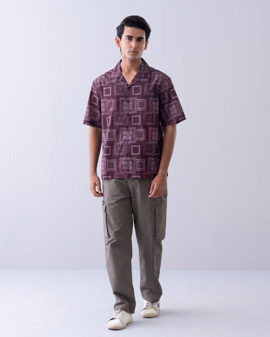 Relaxed Fit Printed Casual Shirt