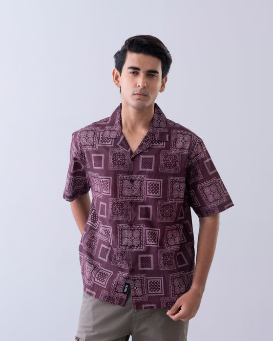 Relaxed Fit Printed Casual Shirt