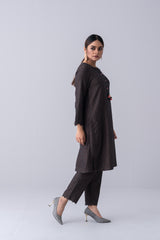 Ready-to-Wear Two-Piece Jacquard Set with Matching Bottoms