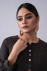 Ready-to-Wear Two-Piece Jacquard Set with Matching Bottoms