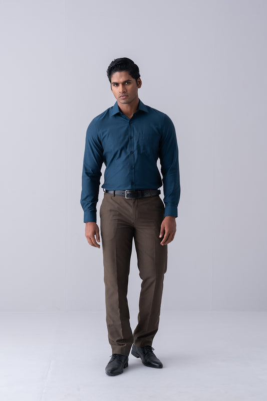 Slim Fit Two-Tone Templeton Formal Shirt
