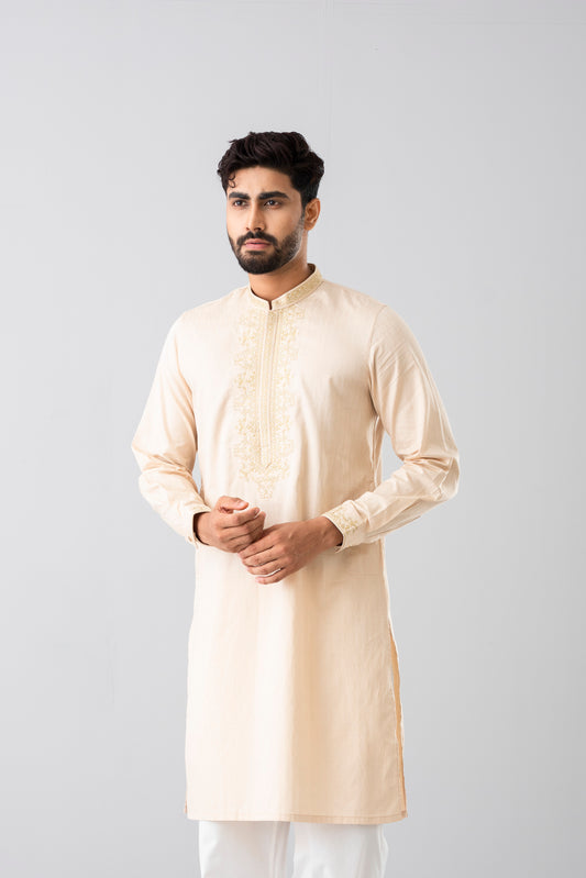 Regular Fit Embroidered Panjabi
