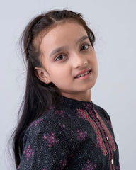 Junior Girls' Embroidered Cotton Ethnic kurti (10-14 Years)
