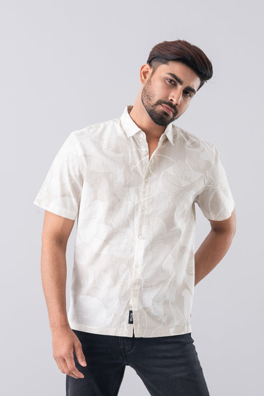 Regular Fit Printed Casual Shirt