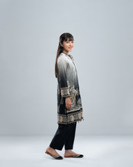 Smart Fit Printed Three-Piece Princess Lawn with Chiffon Dupatta (10-14 Years)