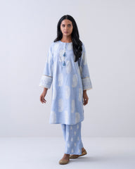 Relaxed Fit Printed Two-Piece Ethnic Set