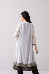 Long Length Double Layer Smart Fit Kurta