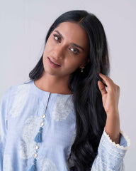 Relaxed Fit Printed Two-Piece Ethnic Set