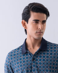 Regular Fit Printed Polo Shirt