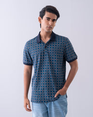 Regular Fit Printed Polo Shirt