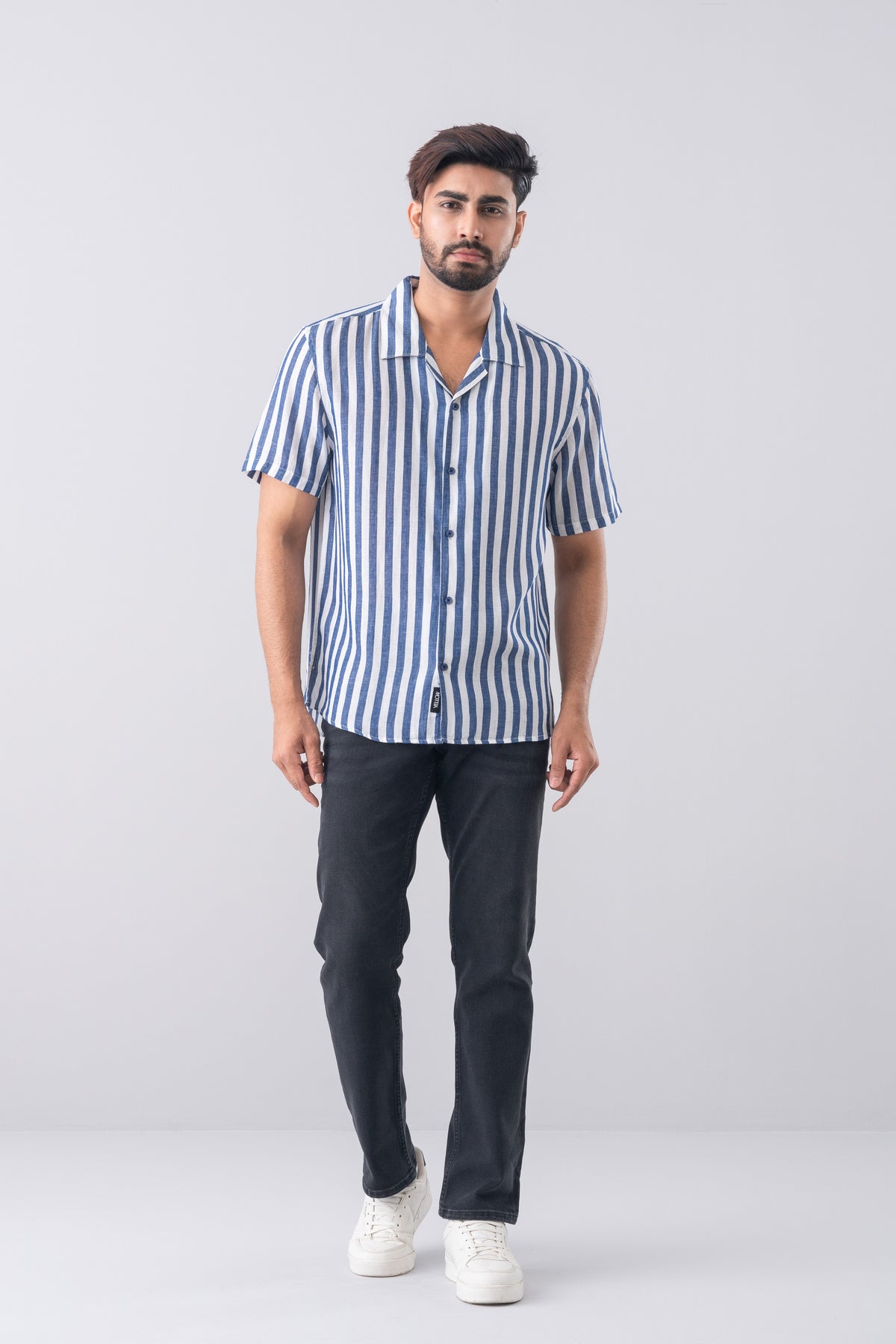 Regular Fit Striped Casual Shirt