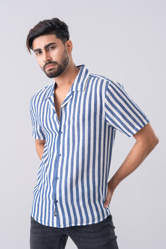 Regular Fit Striped Casual Shirt