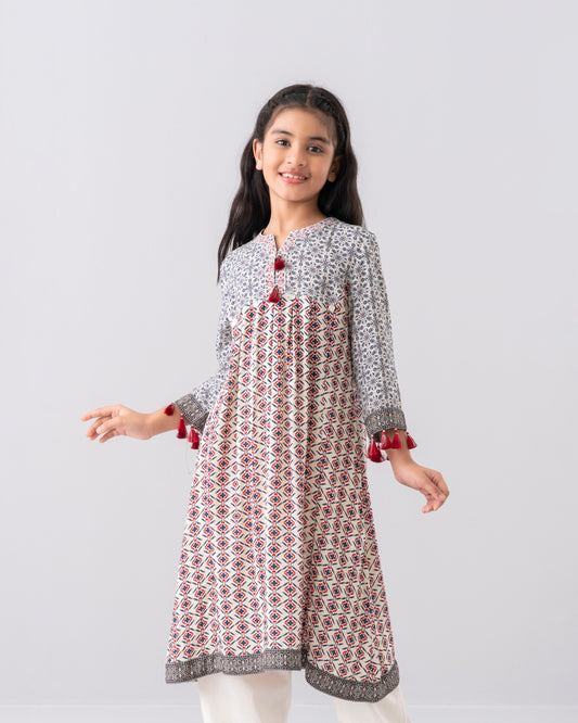 Junior Girls' Ethnic Top (10-14 Years)