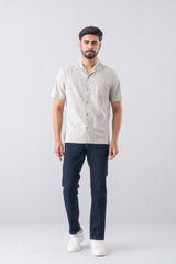 Regular Fit Solid Casual Shirt