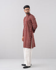 Regular Fit Printed Panjabi