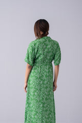 Digital Printed Viscose Long Shirt Dress - Mystika