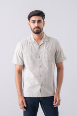 Regular Fit Solid Casual Shirt