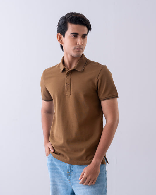 Regular Fit Mercerized Polo Shirt
