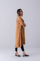 Long-Length Embroidered Ethnic Kurta - One Piece