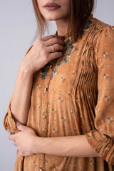 Long-Length Embroidered Ethnic Kurta - One Piece