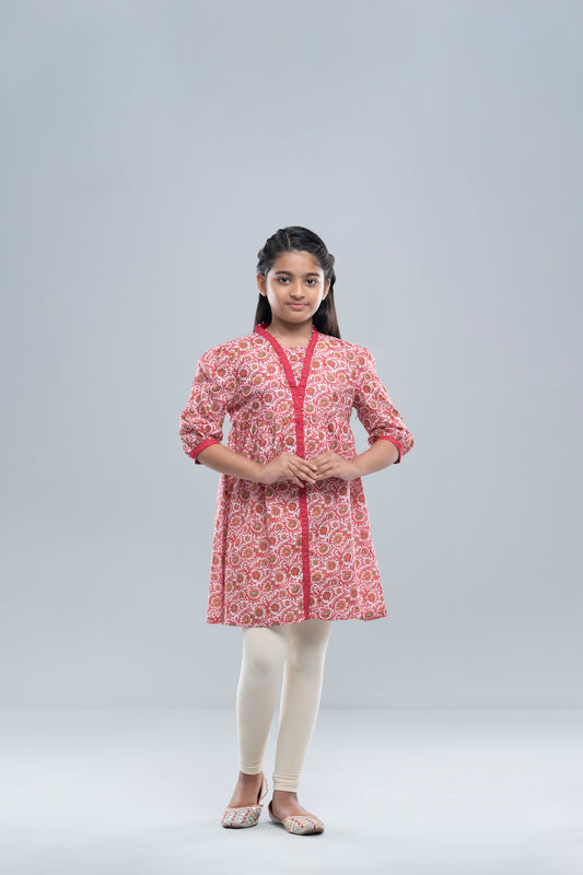 Girls' Ethnic Frock (6-8 Years)