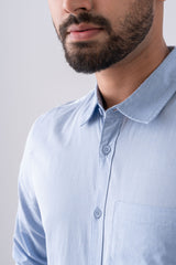 Regular Fit Solid Casual Shirt
