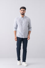 Regular Fit Textured Casual Shirt